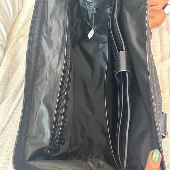 BEIS The Convertible Mini-Weekender in Black - Picture 8 of 12